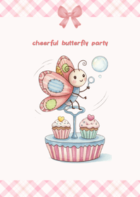 Cheerful butterfly party