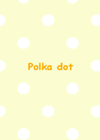 シンプル ドット イエロー