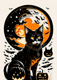 halloween cat e59505