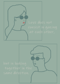 Sunglasses Boy and Girl/ dusty green