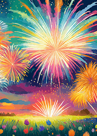Beautiful Fireworks Theme#319