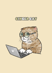 gingercat9 - pale yellow