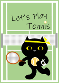 猫のみーたろうとテニス 1