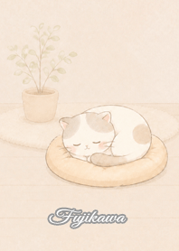 Cozy Lazy Cat: Fujikawa