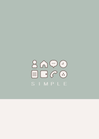 シンプル（beige green)V.335