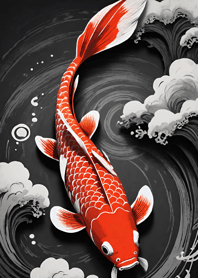 Carps Leaping Over the Dragon Gate 3d0