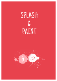 Splash & Paint - レッド 03