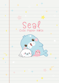 แมวน้ำอุ๋งๆ สมุดโน๊ต สไมล์