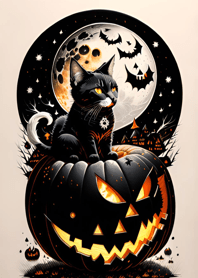 halloween cat B3C790