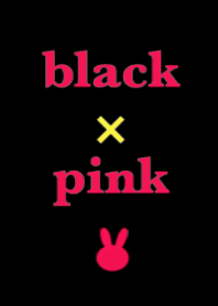 black × pink