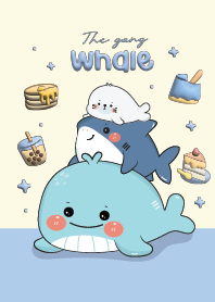 Whale with friends