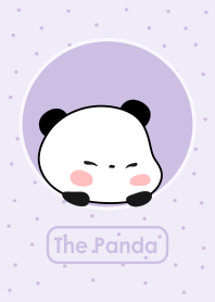 模式紫色熊貓
