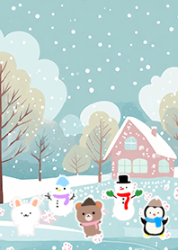 Kawaii scandinavian style(Winter-766)