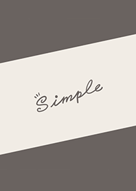 Simple Lines J-灰紅橙色(br2)