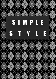 Check Black simple style