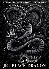 Jet black dragon Golden Lucky 59