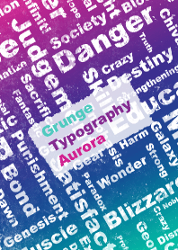 Grunge Typography Aurora