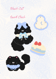 Black Cat Sand Clock2