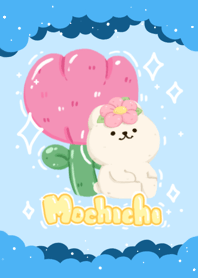 Mochichi with flowers