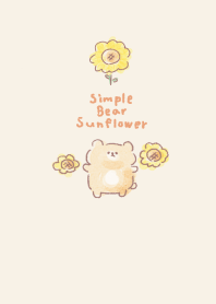 Simple Bear Sunflower Beige