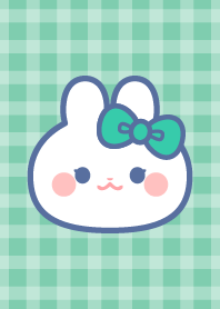 Green ribbon rabbit theme