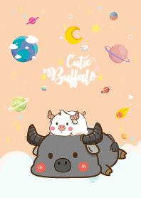 Buffalo Cute Galaxy Lovely