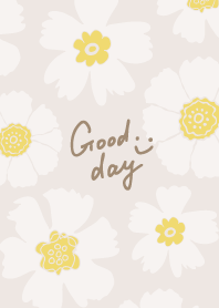 White flower Much beige2 from Japan