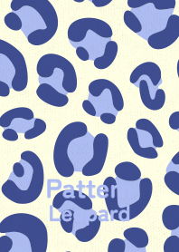 Pattern Leopard Corn flower blue