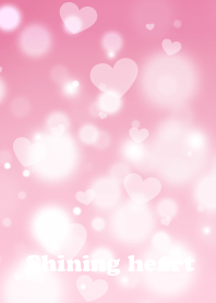 Shining Heart Pink Line Theme Line Store