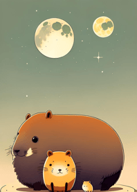 Ukiyo-e - Capybara 220AB8