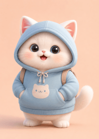 Super Cute Chubby Cat