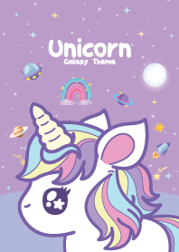 Unicorns Cutie Galaxy Violet