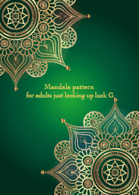 Mandala for adults just lookingup luck G