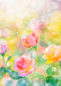 薔薇(バラ)の花の着せかえ(R1499)