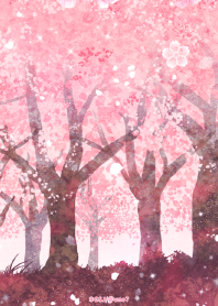 幻想的✨桜並木通り