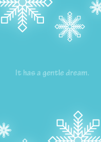 It has a gentle dream.