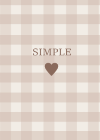 SIMPLE HEART :)check brown