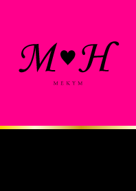 INITIAL -M&H- Pink
