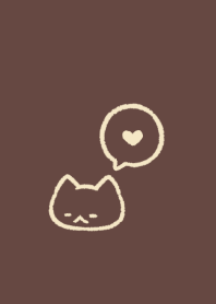 だらだらねこ(beige&blue01)