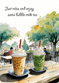 Bubble Milk Tea Drink