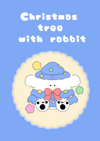 Christmas tree with rabbit3