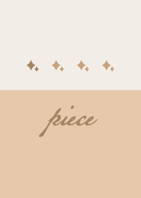 橙色米色 <閃光>