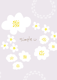 White flowers and rings23 from Japan