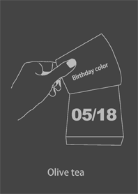 Birthday color May 18 simple