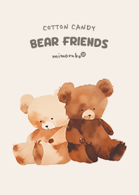 Cotton Candy Bear Friends