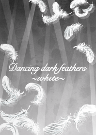 Dancing black feathers white