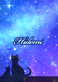 Hidemi Milky way & cat silhouette