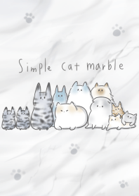 Sederhana Kucing Marmer