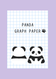 PANDA GRAPH PAPER/DUSTY PURPLE