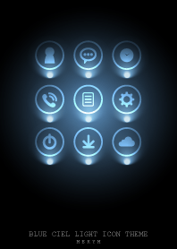BLUE CIEL LIGHT ICON THEME 2
